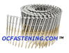 Air nails - 15 degree coil nails for Atro, Bostitch, DeWalt or Duo Fast. Buy plastic collated or wire collated coil nails for Hitachi, Max, Makita, Paslode or Senco air nailers - framing nailers - roofing nailers - sheathing nailers - siding nailers - crating nailers - pallet nailers - at ocfastening.com!