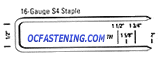 Buy air staplers and pneumatic staples online at DS Manco. Heavy wire staples - 14, 15, 15 1-2. 16 or 17 gauge staples are available in 1-2 inch, 7-16 inch or 1 inch crown widths. Use in Bostitch, DuoFast, Paslode, Senco air staple guns.